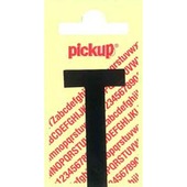 Pickup plakletter T zwart mat 60 mm
