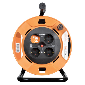 s42-s54 半丸２５キロ HANDSON Kabelhaspel 4-voudig RA 25 Meter kopen? Kabelboxen