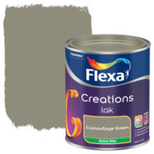 Flexa Creations binnenlak extra mat camouflage green 750 ml