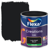 Flexa Creations binnenlak extra mat late night black 750 ml