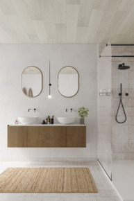 Wand- en plafondpaneel Quality Line MDF Aqua Driftwood pine 130x20cm, 8 mm 2,34 m²
