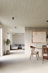 Wand- en plafondpaneel Quality Line MDF Grey ash, 130x20cm, 8 mm 2,34 m²