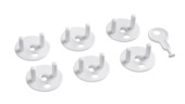 Stopcontact plug met sleutel 6 stuks