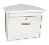 V-Part Brievenbus staal Zamoran wit