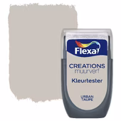 Flexa Creations muurverf kleurtester mat urban taupe mat 30 ml