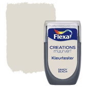 Flexa Creations muurverf kleurtester mat sandy beach 30 ml