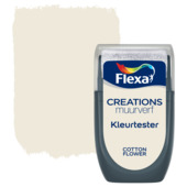 Flexa Creations muurverf kleurtester mat cotton flower 30 ml