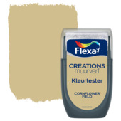 Flexa Creations muurverf kleurtester mat cornflower field 30 ml