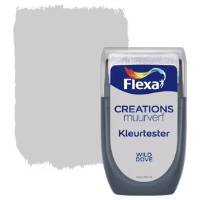 Flexa Creations muurverf kleurtester mat wild dove 30 ml