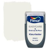 Flexa Strak op de muur Easycare kleurtester mat fris wit RAL 9016 30 ml