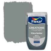Flexa Creations muurverf kleurtester mat rich shadow 30 ml