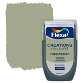 Flexa Creations muurverf kleurtester mat green lounge 30 ml