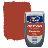 Flexa Creations muurverf kleurtester mat velvet rose 30 ml