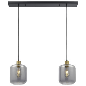 GAMMA hanglamp Lusso rookglas 73,5xØ18 cm