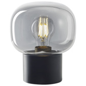 GAMMA tafellamp Lille rookglas 19xØ16 cm