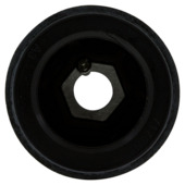 Handson lamphouder E27 glad wit