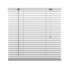 GAMMA aluminum jaloezie 25 mm wit (kleurnr. 201) 60x130 cm (bxh)