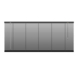 GAMMA aluminum jaloezie 25 mm zwart (203) 180x180 cm (bxh)