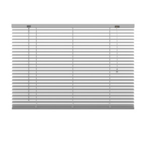 GAMMA aluminum jaloezie 25 mm zilver (kleurnr. 221) 80x180 cm (bxh)