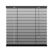 GAMMA aluminum jaloezie 25 mm mat zwart (kleurnr. 320) 60x180 cm (bxh)
