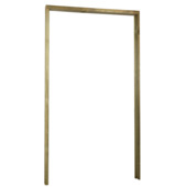 Tuinpoort kozijn met aanslaglat grenen hout geschaafd 9,5 x 160 x  210 cm