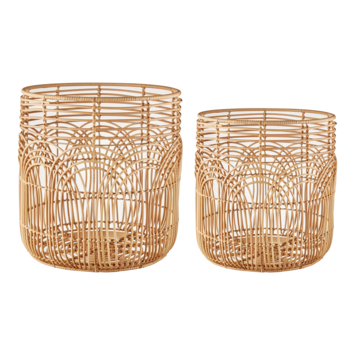 BranQ Home Essential Universele multifunctionele mand in rotan design, maat S (28,5 x 19,5 x 12,9 cm), 7 l, BPA-vrije kunststof (polypropeen), antraciet