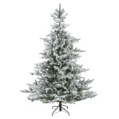Everlands kunstkerstboom Grandis Fir besneeuwd 210 cm