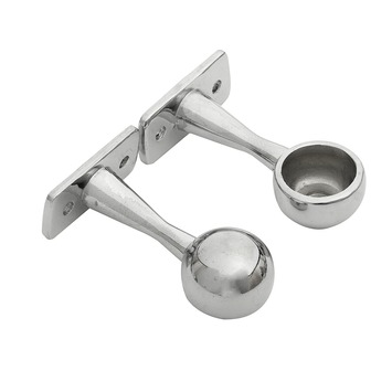 Metalen vaste roedebeugel (L65 cm / D28 mm) Lino gootstuk Goud