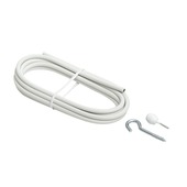 Spandraad spiraal wit 150 cm