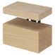 Duraline clip maxi zwart hout 6,3x8x5 cm