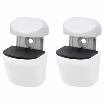 Duraline plankdrager clip mat wit 2 stuks