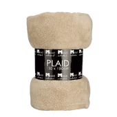 In The Mood Collection Fleece Deken - L180 x B130 - Beige