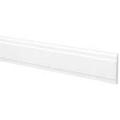 Belegstuk grenen wit gelakt 13x70mm 270cm