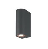 GAMMA Buitenlamp Liverpool 2 lichts donker grijs LED GU10 7W