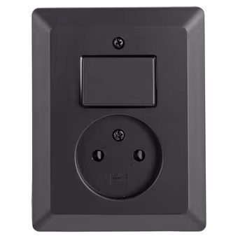 Q-Link Inbouw EnkelStopcontact met Schakelaar