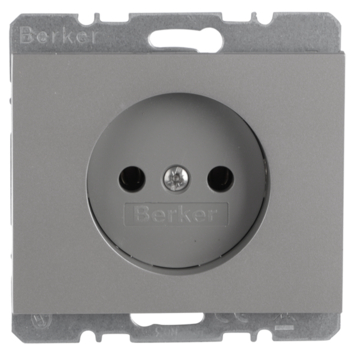 GAMMA | Berker K5 Enkel Stopcontact RVS kopen? | stopcontacten