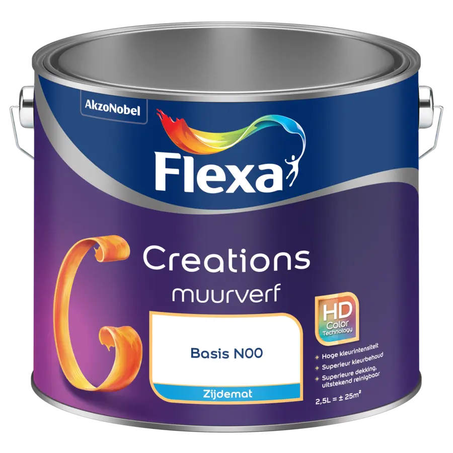 Flexa Creations muurverf zijdemat 2,5 liter