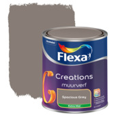 Flexa Creations muurverf spacious grey extra mat 1 liter