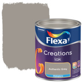 Flexa Creations lak authentic grey zijdeglans 750 ml