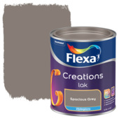 Flexa Creations lak spacious grey zijdeglans 750 ml