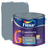 Gamma Flexa Creations muurverf denim drift zijdemat 25 liter aanbieding