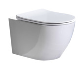 Atlantic hangend toilet Owen randloos wit