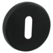 GAMMA sleutel rozet rond zwart (aluminium)