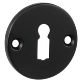 GAMMA sleutel rozet rond zwart (aluminium)