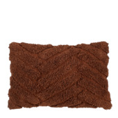 In The Mood Collection Sierkussen  - L55 x B35 cm - Donkerbruin