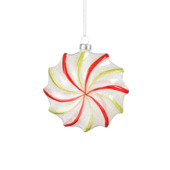 Kerstbal - Glas - D 10 cm - Rood