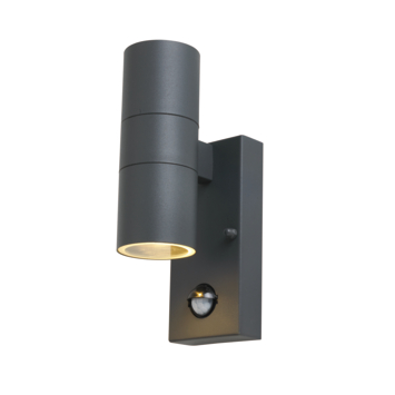 NICREW Led-spot voor buiten, draadloos, 8 W, led-spot met bewegingsmelder, weerbestendig, met batterij, led-spot voor buiten (2 stuks