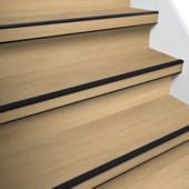 Firststep traprenovatieset pvc-treden naturel eiken 4 stuks