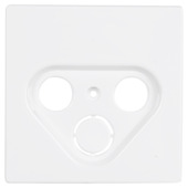 Schneider Merten D-Life Centraalplaat Radio/TV wit