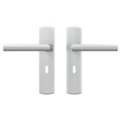 AXA deurkrukset Curve Milan aluminium blindschild klaviersleutel